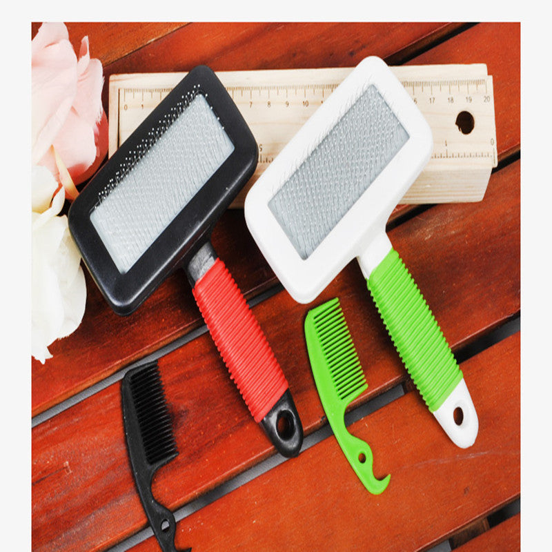 Massage Grooming Comb — Gentle Deshedding, Relaxing Feel