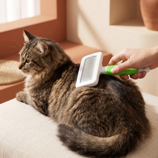 Massage Grooming Comb — Gentle Deshedding, Relaxing Feel